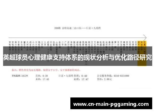英超球员心理健康支持体系的现状分析与优化路径研究